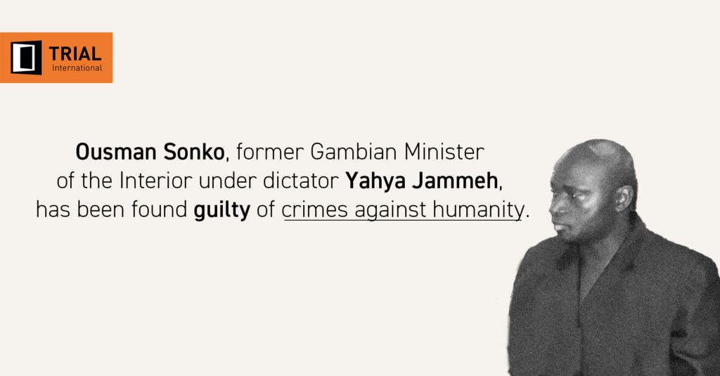 Visual guilty verdict Ousman Sonko
